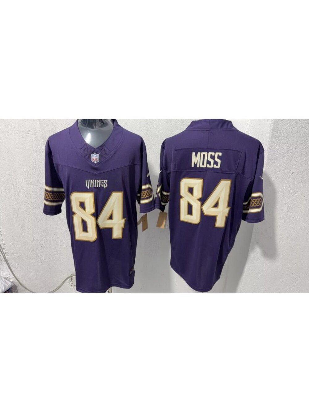 Randy Moss Purple 84 Stitched Jersey Vapor